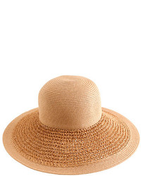 J.Crew Textured Summer Straw Hat, $34 | J.Crew | Lookastic
