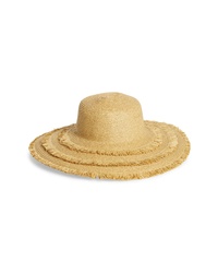San Diego Hat Ultrabraid Frayed Floppy Hat
