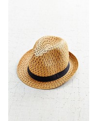 UO Marley Straw Fedora Hat