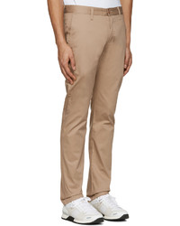 Naked & Famous Denim Beige Slim Chino Trousers