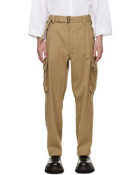 Rito Structure Beige Work Cargo Pants