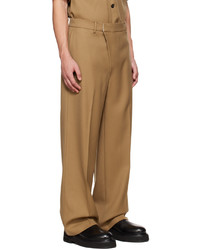 DRAE Beige Oblique Trousers