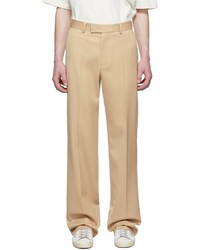We11done Beige Wool Polyester Trousers