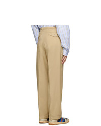 Gucci Brown Lightweight Wool Trousers