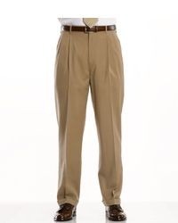 Jos. A. Bank Traveler Washable Wool Solid Pleated Pants