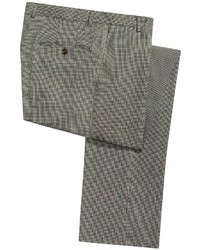 Hickey Freeman Small Check Pants Wool Cashmere