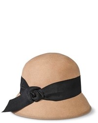 Merona Cloche Hat With Rosette Camel