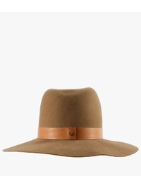 Janessa Leone Clay Leather Band Hat