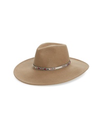 NOAKE Wide Brim Wool Panama Hat