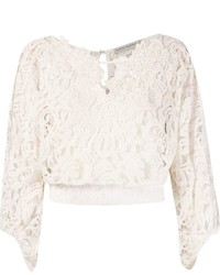 Lace Cropped Sweater