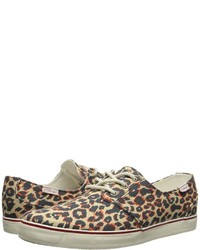 Leopard Canvas Low Top Sneakers