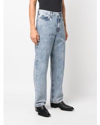 Séfr Acid Effect Straight Leg Jeans