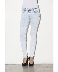 Denimocracy White Chalk Luxe Skinny 5 Pocket Jean