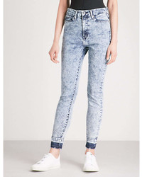Good American Good Waist Crop Skinny High Rise Jeans
