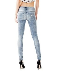 GUESS Letitia Mid Rise Skinny Jeans In Palisades Wash
