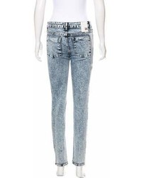 Alice + Olivia Mid Rise Skinny Jeans W Tags