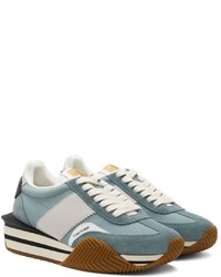 Tom Ford Blue James Low Top Sneakers