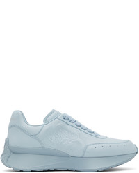 Alexander McQueen Blue Low Top Sneakers