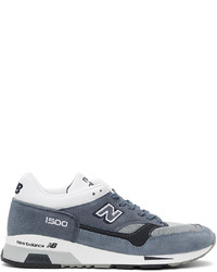 New Balance Blue Made In Uk 1500 Low Sneakers