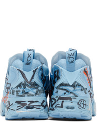Vetements Blue Reebok Edition Instapump Fury Sneakers