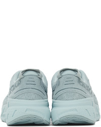 Hoka One One Blue Suede Clifton L Sneakers