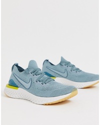 Nike Running Epic React 2 Flyknit Trainers In Blue