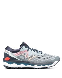 Mizuno Stretch Knit Panelled Sneakers