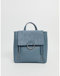 Forever New Backpack With Zip Detail In Blue