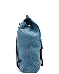 Diesel Blue Denim Volpago Backpack