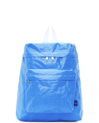 Comme Des Garcons SHIRT Blue Poly Small Backpack