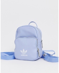 adidas Originals Mini Backpack In Pale Blue