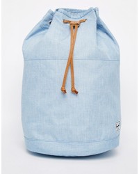 Herschel Supply Co Drawstring Backpack In Chambray Blue