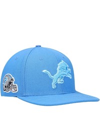 PRO STANDARD Blue Detroit Lions Logo Ii Snapback Hat