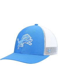 '47 Bluewhite Detroit Lions Trucker Snapback Hat