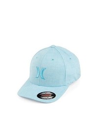 Hurley Hats One Textures Flexfit Baseball Cap Blue