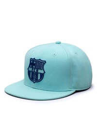 FI COLLECTION Light Blue Barcelona Retro Snapback Hat