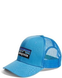 Patagonia P 6 Logo Trucker Hat Blue
