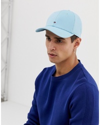 Tommy Hilfiger Small Icon Flag Logo Baseball Cap In Light Blue