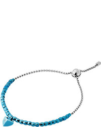 Michael Kors Michl Kors Polished Platings Nugget Beaded Bracelet Ocean Blue