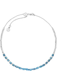 Michael Kors Michl Kors Ocean Blue Nugget Beaded Necklace