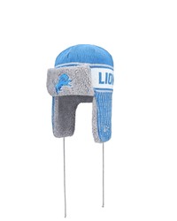 New Era Blue Detroit Lions Trapper Knit Hat At Nordstrom