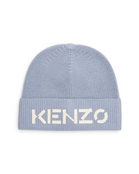Kenzo Logo Wool Beanie In Glacier At Nordstrom