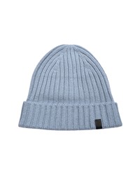 AllSaints Skull Wool Beanie In Dusted Blue At Nordstrom