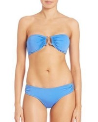 Milly Italian Solid Swim Elba Bandeau Bikini Top