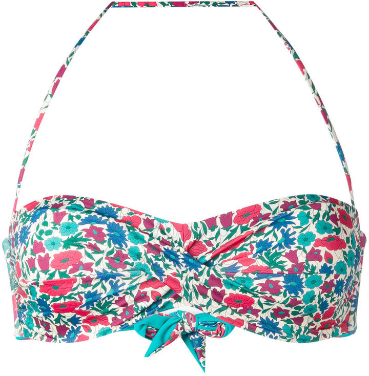 MC2 Saint Barth Poppy Bikini Top, $70 | farfetch.com | Lookastic