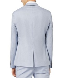 Topman Blue Ultra Skinny Fit Suit Jacket