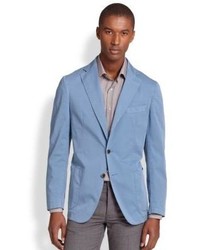 Saks Fifth Avenue Collection Gart Dyed Stretch Cotton Sportcoat