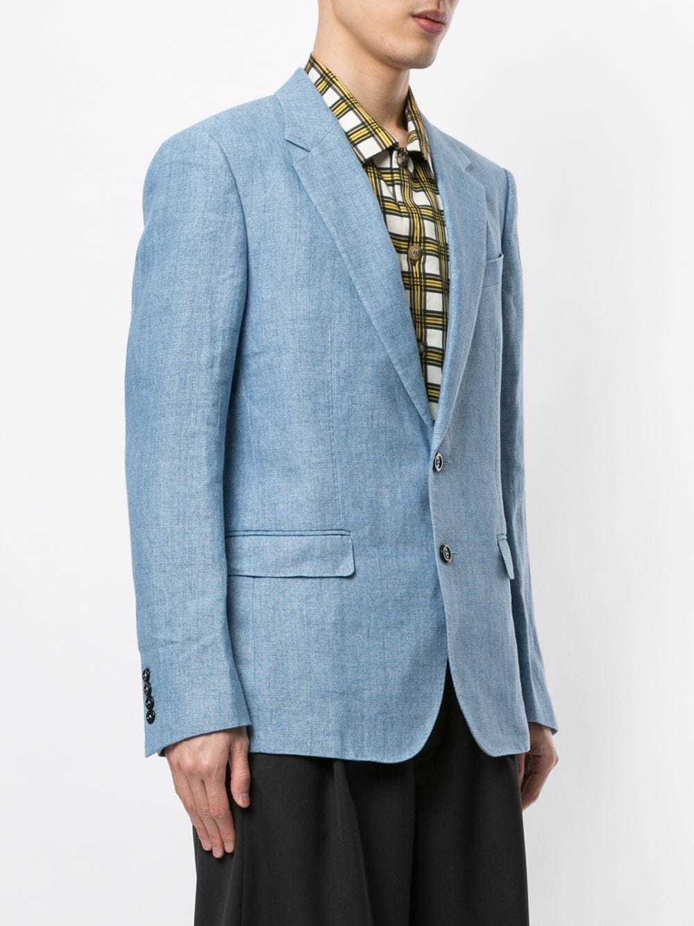 Dolce & Gabbana Double Breasted Linen Blazer, $1,407 | farfetch.com ...