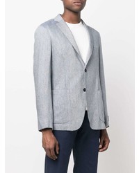 Zegna Fitted Single Breasted Blazer