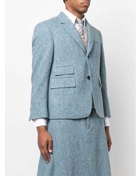 Thom Browne Notched Lapel Single Breasted Blazer